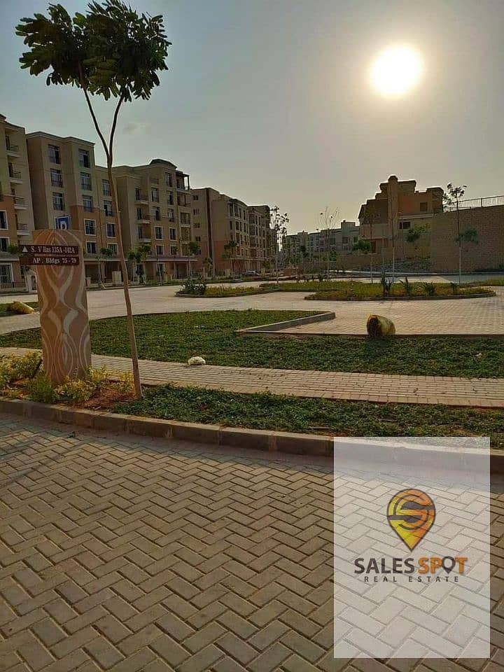 Duplex apartment with roof for sale in Sarai Compound in New Cairo in front of Madinaty and Shorouk City on Al Amal Axis 10