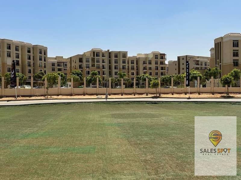 With a 42% discount, for sale in Sarai, a distinctive apartment - open sea - (1 room) inside Sarai Compound in front of Shorouk City 6