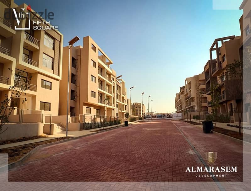 apartment for sale at fifth square almarasem new cairo  | fully finished | ready to move | prime location 7