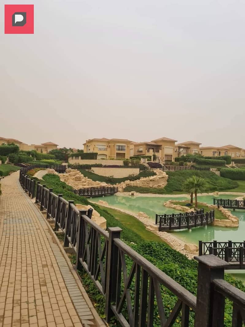 Garden Apartment with distinctive view for sale in Telal East Compound heart of 5th Settlement, next to Palm Hills and Mountain View,and near Madinaty 6