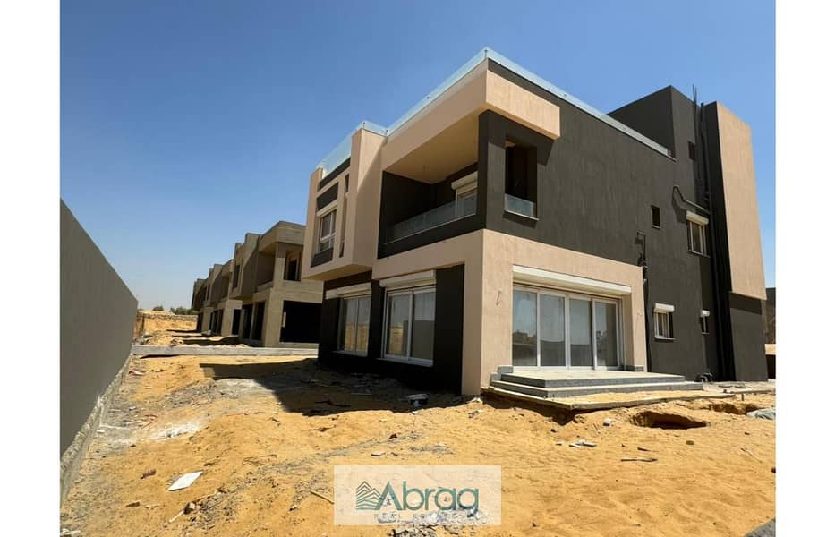 Royal Villa Twin House For Sale in Zayard North El Sheikh Zayed installments 10YRS 2