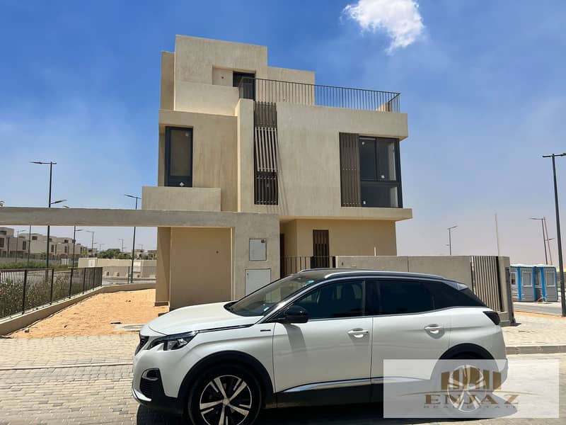 villa for sell in el shorouk city, SODIC EAST compound, Immediate Handover, biggest garden comparing to others, AREA  ( 410) 6