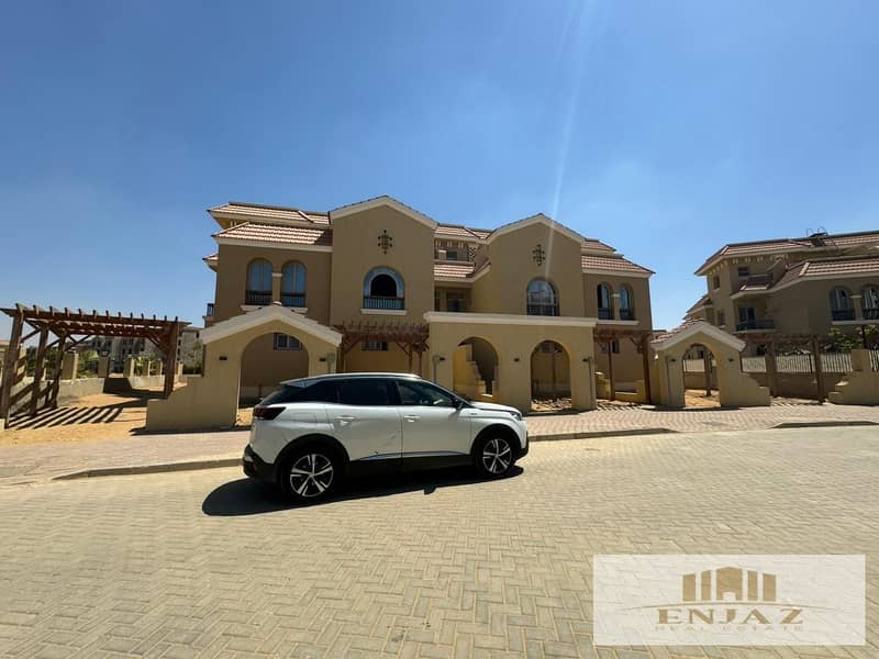 villa for sale in Maadi View, Shorouk City, town house, immediate handover, central park view, AREA ( 222 sq ) 3