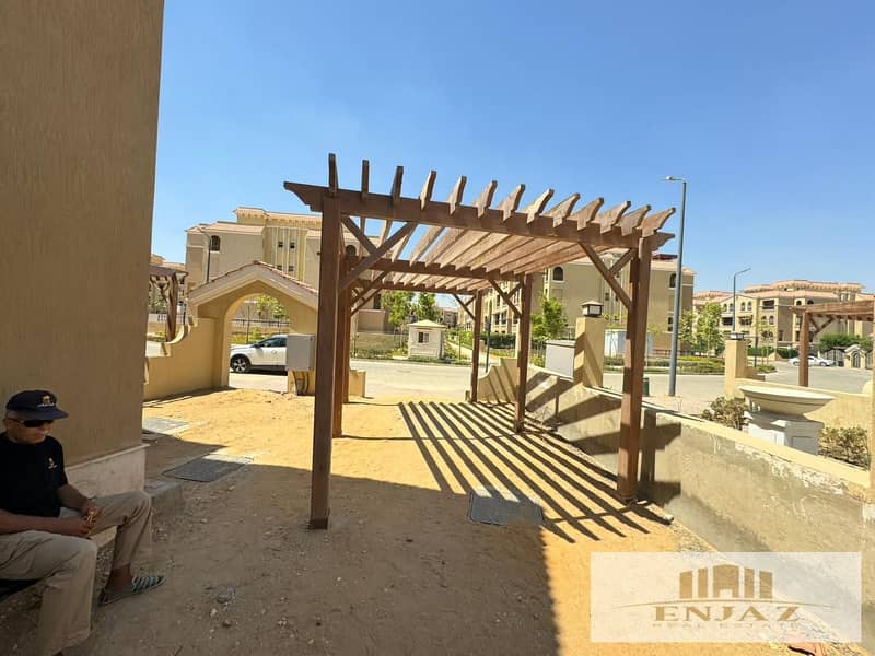 villa for sale in Maadi View, Shorouk City, town house, immediate handover, central park view, AREA ( 222 sq ) 8