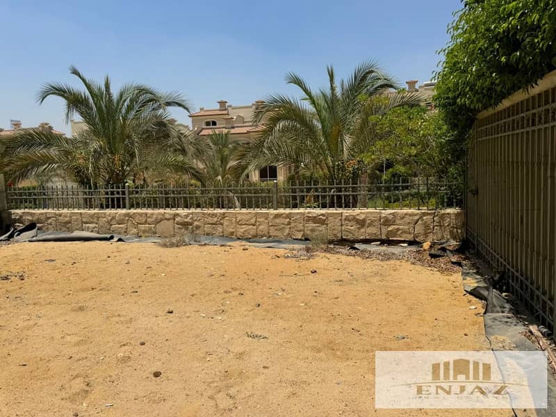 villa for sale in Shorouk city, compound patio 5 East, stunning pool view, prime location, AREA ( 330 sq ) 23