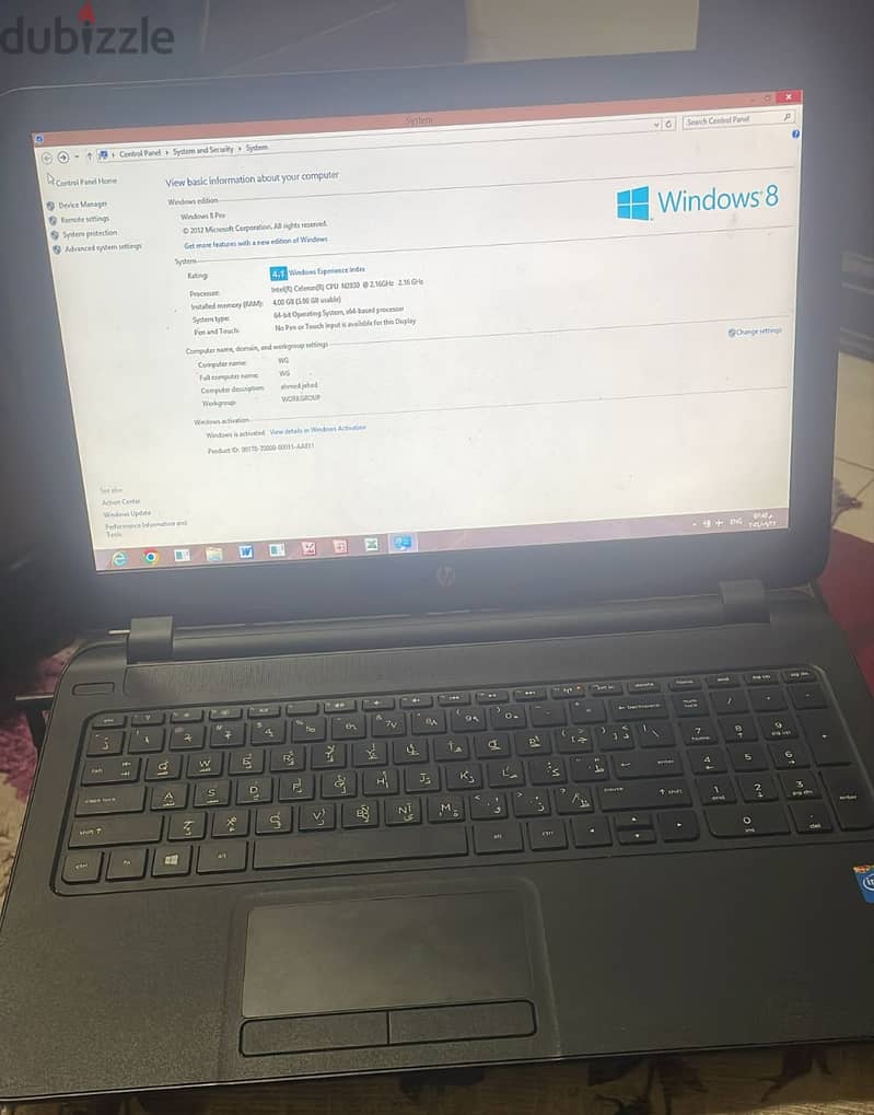 HP Notebook Labtop 0