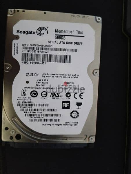 hard disk Seagate 500gb 0