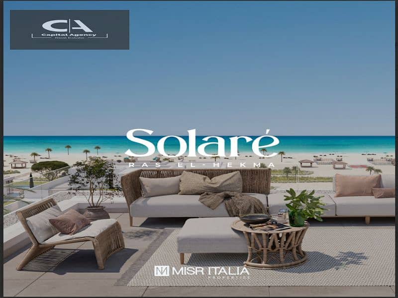 With only 5% down payment, a chalet for sale directly on the lagoon Fully finished, Super Luxe, in Solare Ras El Hekma 7