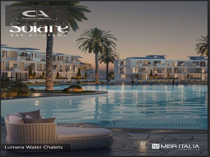 offer Cityscape | Chalet for sale in Solare Ras El Hekma, fully finished 10% down payment only 11