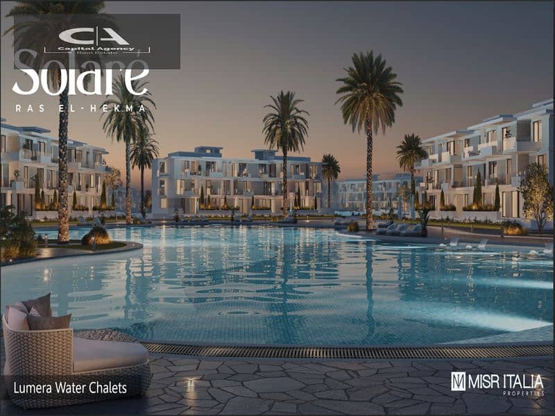 offer Cityscape | Chalet for sale in Solare Ras El Hekma, fully finished 10% down payment only 24