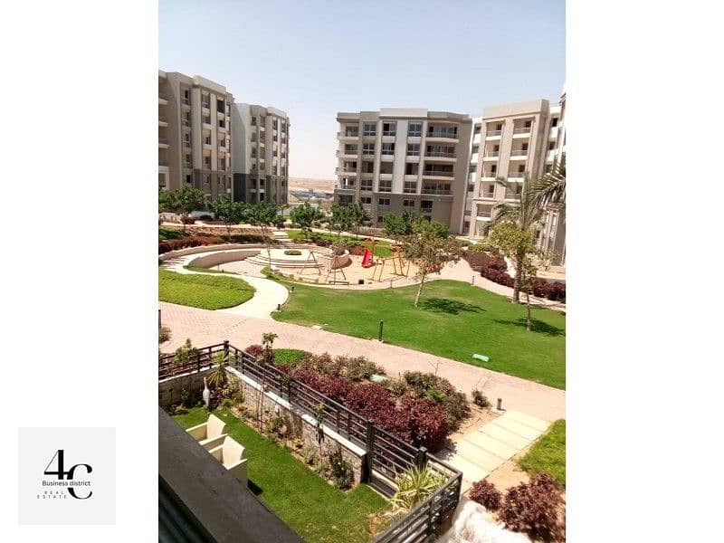 Apartment 113m for sale with an open view on villas with the lowest down payment and installments under market price in Hyde Park in Fifth Settelments 0