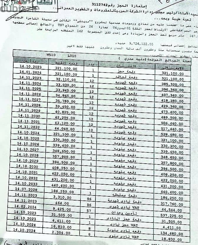 شقة بيع في مدينتي B14 فيو مجرى السيل اعلى تميز L10 امام الخدمات مباشرة 8