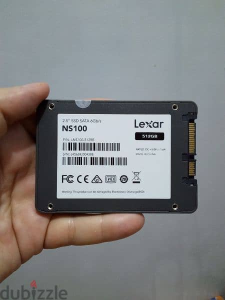 Lexar. Hard. disk. SSD. SATA. NS100.512GB 1