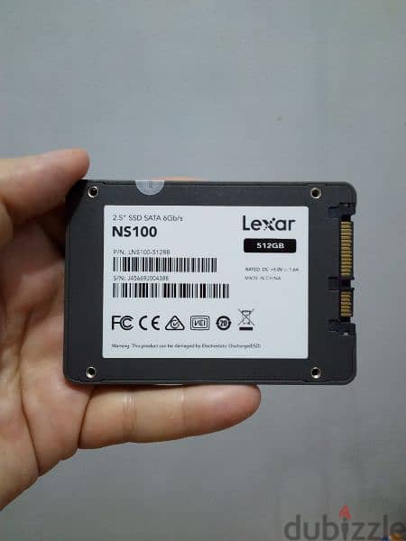 Lexar. Hard. disk. SSD. SATA. NS100.512GB 1