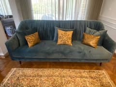 Blue Velvet couch