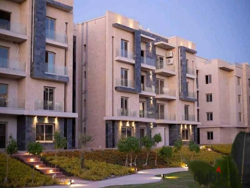 Apartment for sale with garden in Galleria Moon Valley, Fifth Settlement 0