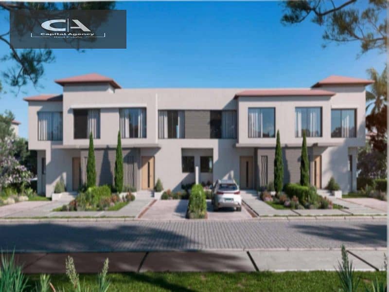 With only 5% down payment, an apartment in the heart of October in Badya Palm Hills Compound View on the landscape | Installments over 10 years 5