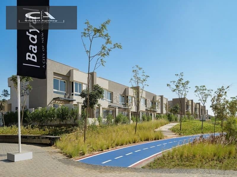 With only 5% down payment, an apartment in the heart of October in Badya Palm Hills Compound View on the landscape | Installments over 10 years 11