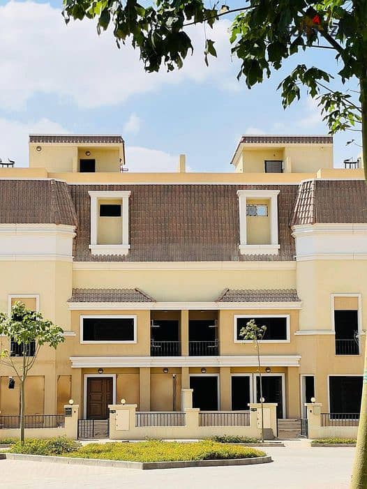 S Villa For Sale 239M Prime Location in Sarai New Cairo | اس فيلا للبيع 239م جاهزة للمعاينة في كمبوند سراي 3