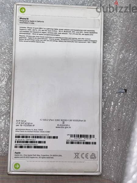 iPhone 14 128g - Blue color - Brand New - sealed box 1