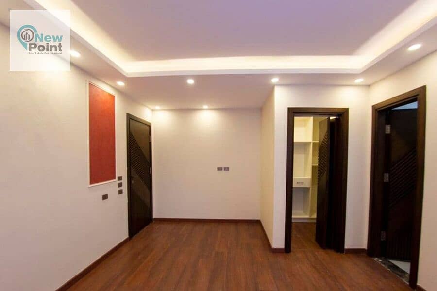 Apartment 157 meters with garden, fully finished, ready for delivery in Galleria Compound 8