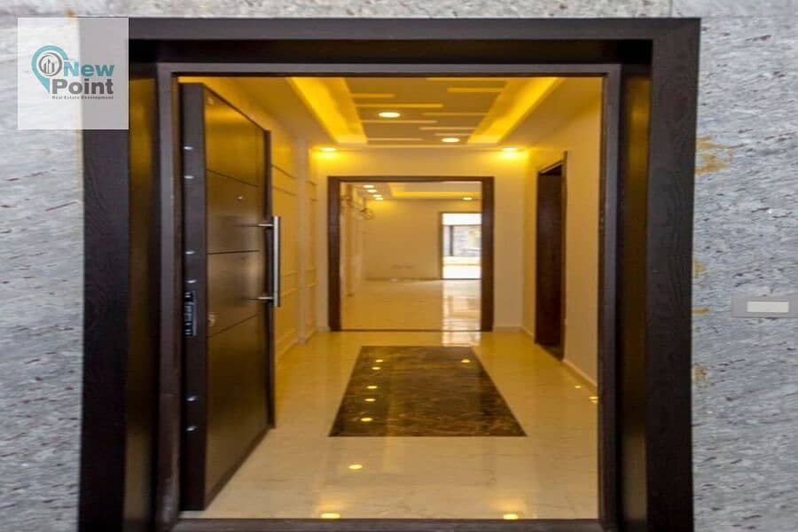 Apartment 157 meters with garden, fully finished, ready for delivery in Galleria Compound 9