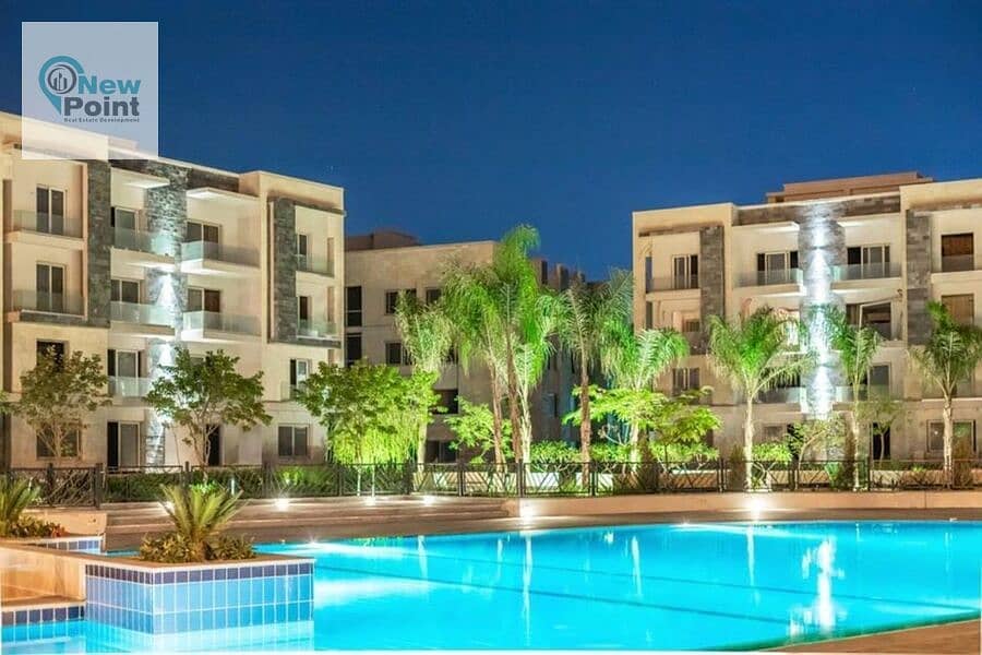 Apartment 157 meters with garden, fully finished, ready for delivery in Galleria Compound 13