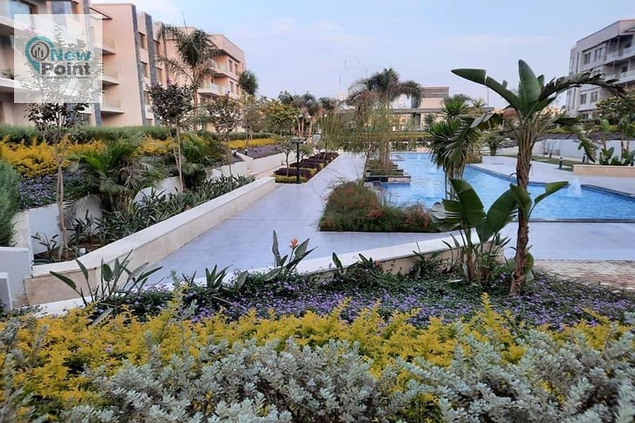 Apartment with garden for sale in Galleria Compound, immediate receipt, fully finished, Galleria Residence 5