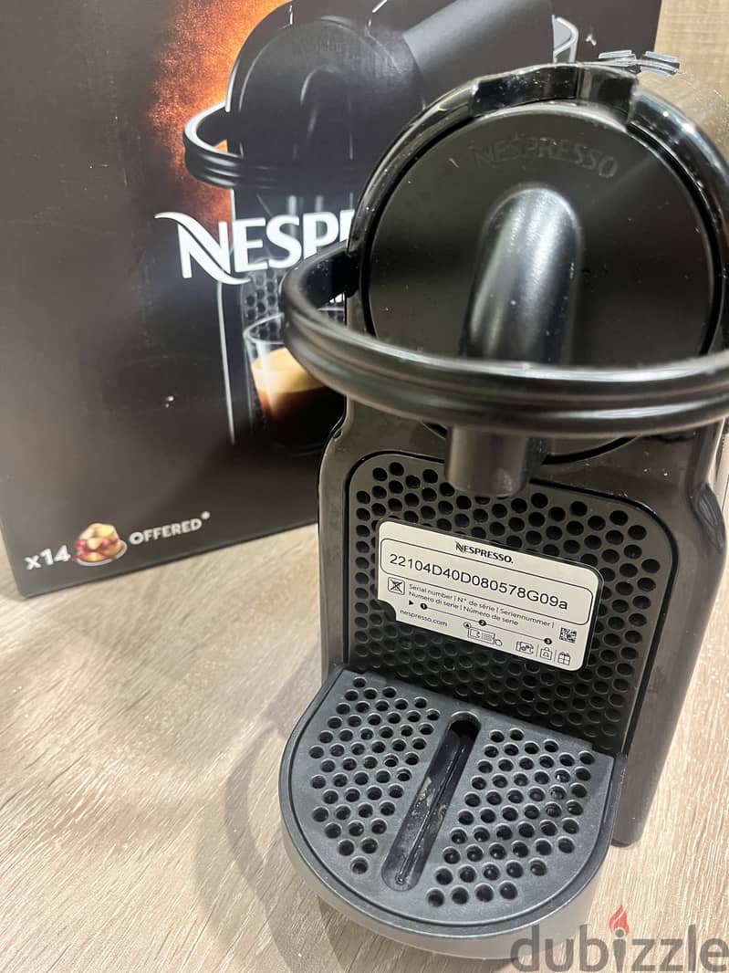 Nespresso Inissia coffee machine 1