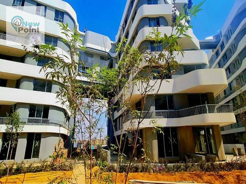 Apartment with garden for sale in installments up to 10 years and the best payment system in Bloomfields, Mostakbal City 6