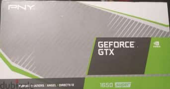 pny gtx 1650 super with one fan 4gb Gddr6  استعمال خفيف حالة ممتازة