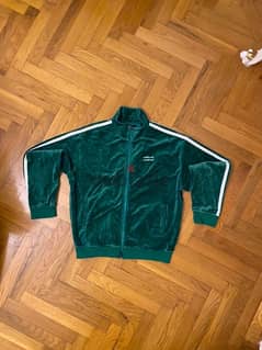 UNKNOWN UK GREEN VELVET TRACKSUIT AND VEST