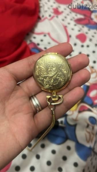 delma swiss made pocket watch gold 1