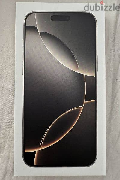 iPhone 16 pro max 256 natural titanium Sealed