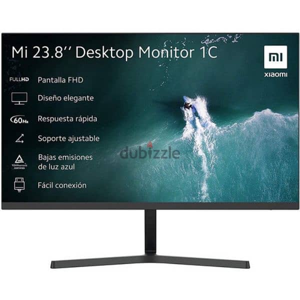 Xiaomi Mi Full HD super slim Monitor 1C شاشه شاومي 4