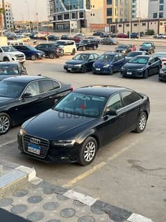 Black Audi A4 luxurious 2013