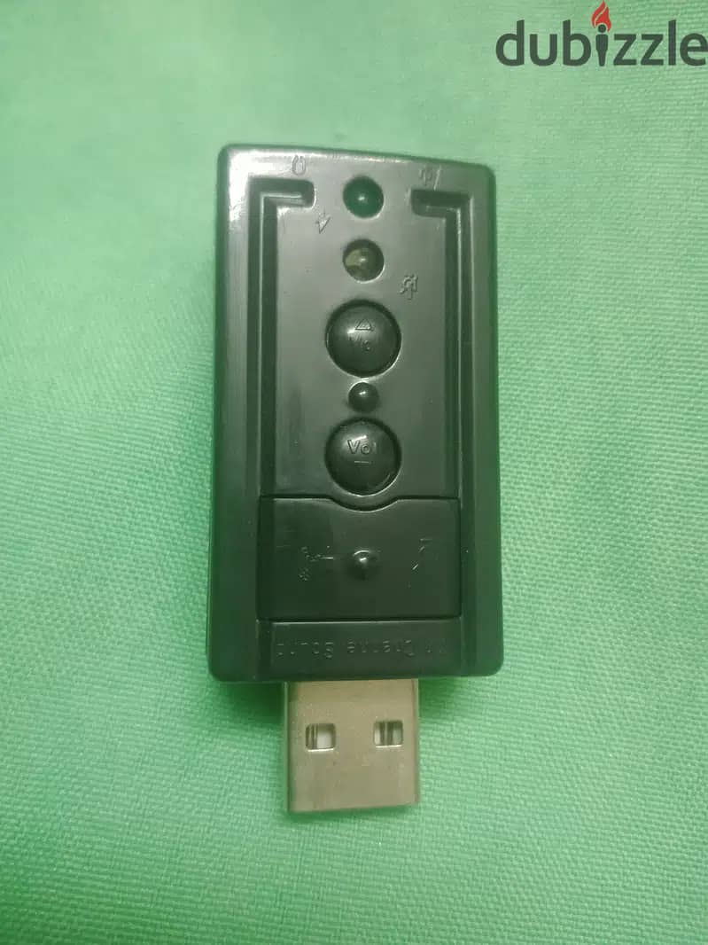 كارت صوت خارجي USB ، محول صوت ستيريو افتراضي 2