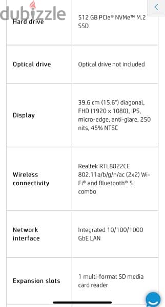 HP Laptop 15-dw3392ne 6