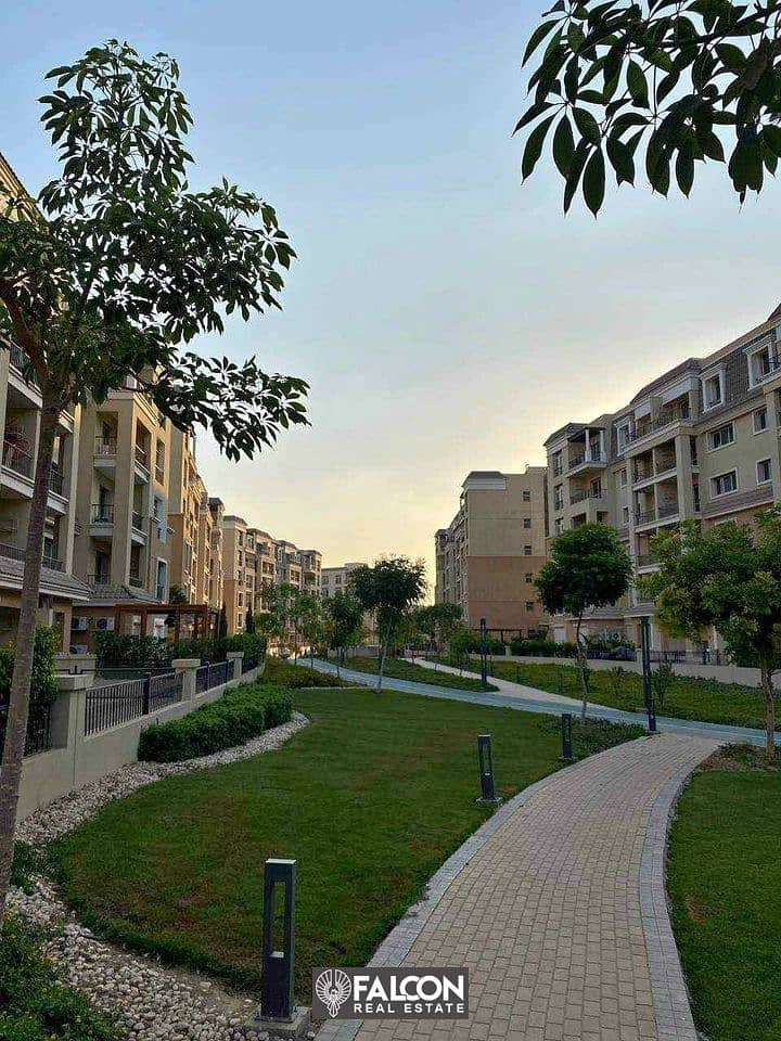 For only 860 thousand, a 160-square-meter apartment for sale next to Madinaty in Sarai Compound 1