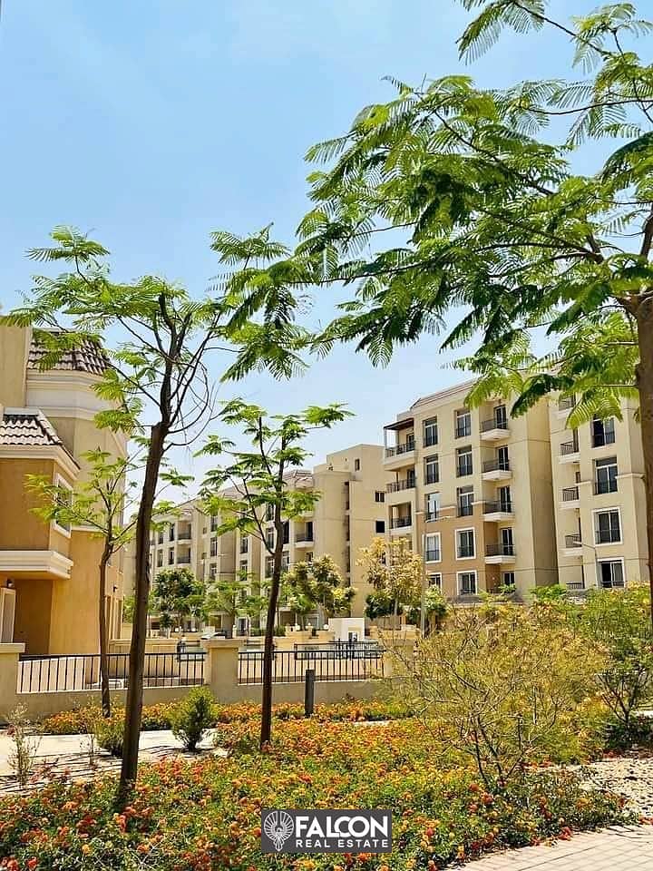 For only 860 thousand, a 160-square-meter apartment for sale next to Madinaty in Sarai Compound 2