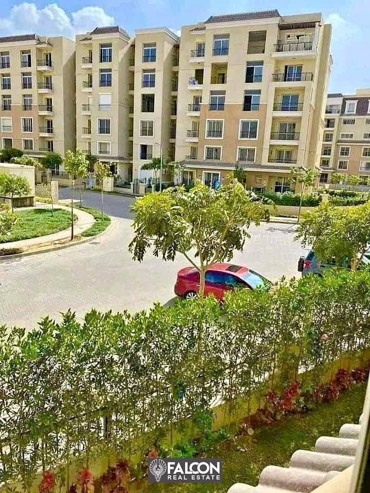 For only 860 thousand, a 160-square-meter apartment for sale next to Madinaty in Sarai Compound 9