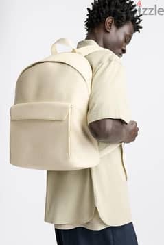 zara men backpack