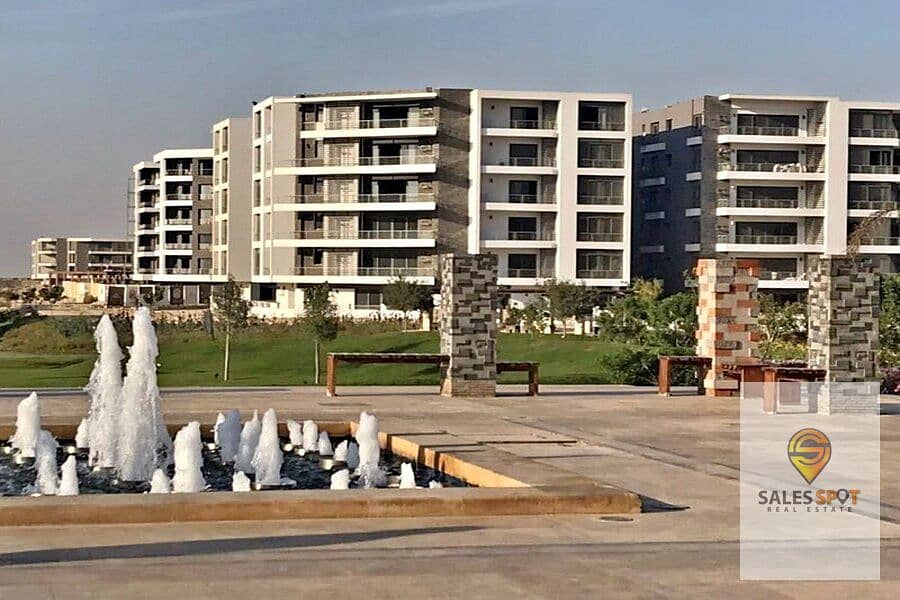 Luxury apartment for sale in Taj City Compound with a distinctive division of 3 rooms in front of Cairo Airport and JW Marriott Hotel and also with a 8