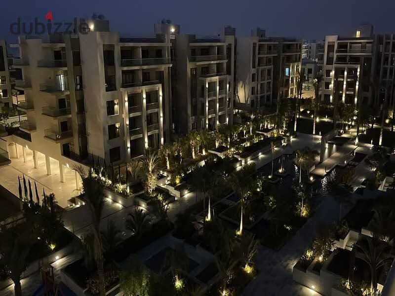 Apartment with garden for sale ready to move fully finished in the address east prime location compound in heart of the fifth settlement 8