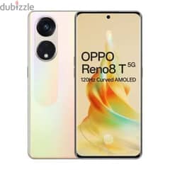 ا. oppo reno 8t 5G مساحه ٢٥٦ رام ٨ اتفتح من الكرتونه فقط