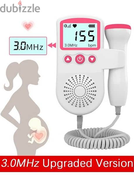 جهاز fetal doppler لقياس نبض الجنين في المنزل 7