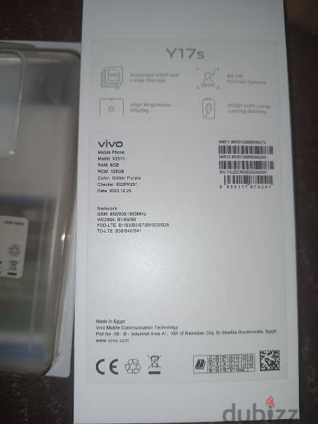 Vivo y17s , Used 4month 3