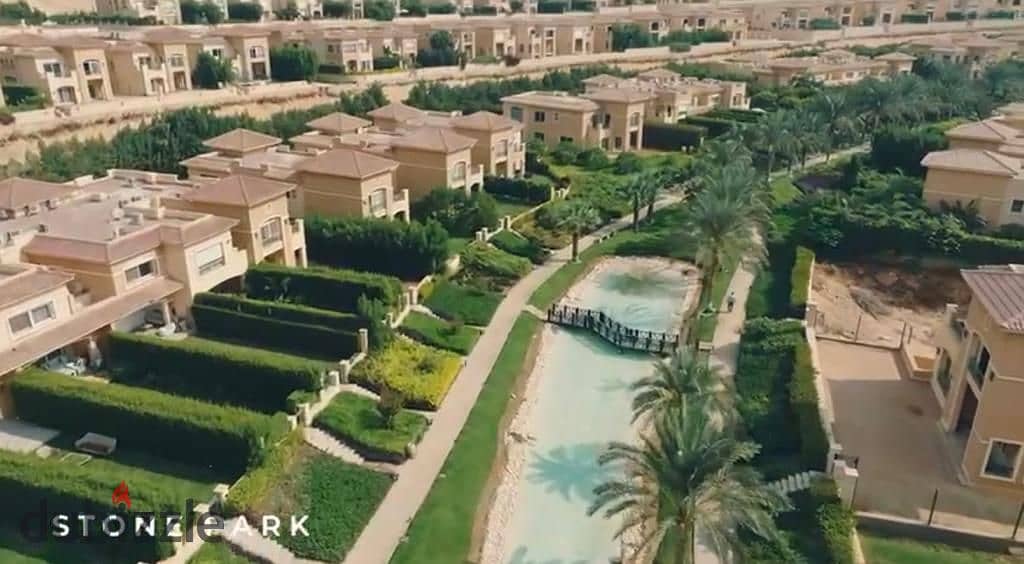 فيلا للبيع غرب الجولف في كمبوند ستون بارك التجمع الخامس القاهرة الجديدة stone park 5