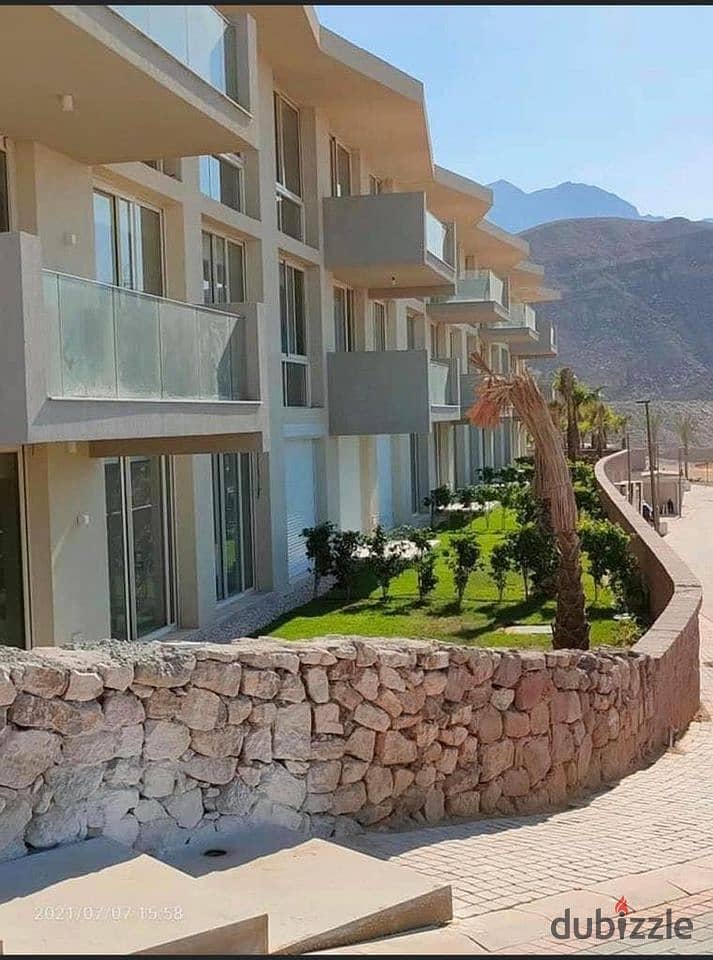 Chalet for sale zero % down payment , 10 yrs installments ,fully finished at il monte galala elain elsokhna 9