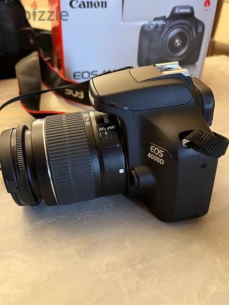 Canon EOS 4000D BLACK like New 5